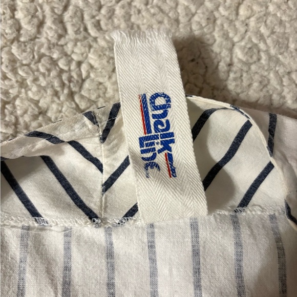 VINTAGE Detroit Pinstripe Jersey - Black and White - Picture 3 of 8